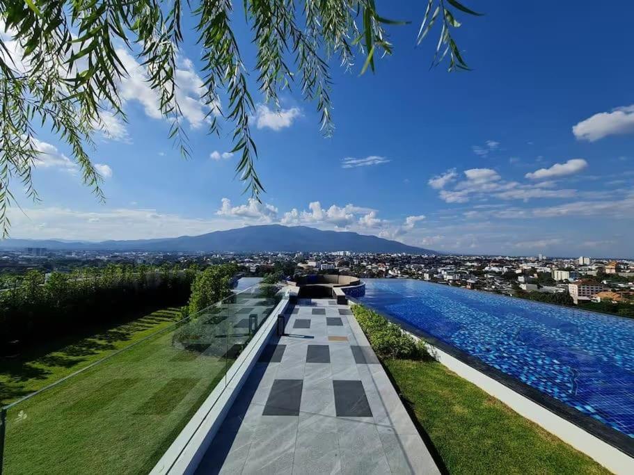 Astra Sky River无边泳池奢华温馨97㎡大三卧山景套房 Chiang Mai Dış mekan fotoğraf